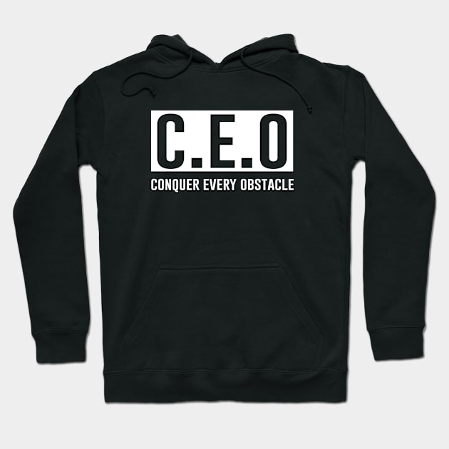 Conquer every obstacle Hoodie by beaching